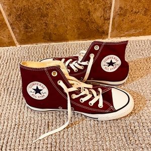 Converse burgundy or dark red in color